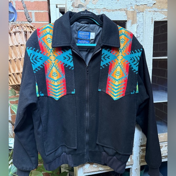Vintage Pendleton High Grade Western Wear Wool Jacket Size Medium Made in USA - Picture 1 of 5